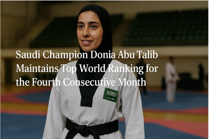 البطلة السعودية دونيا أبو طالب تحافظ على صدارة التصنيف العالمي للشهر الرابع على التوالي